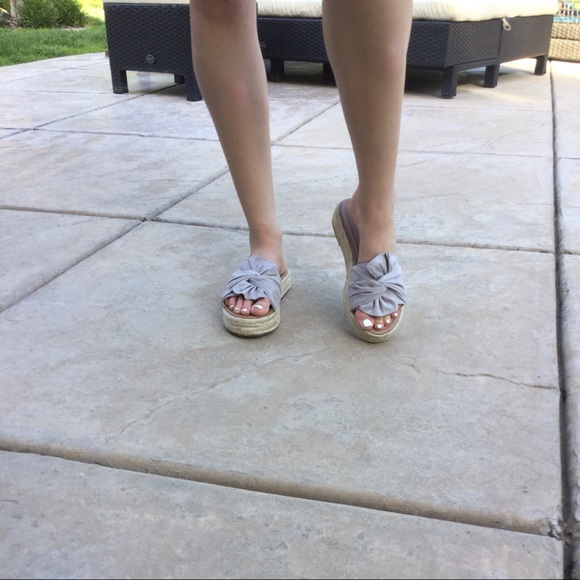 SUMMER CLEARANCE-FIRM‼️Espadrille Slip On’s-Gray - Picture 3 of 5